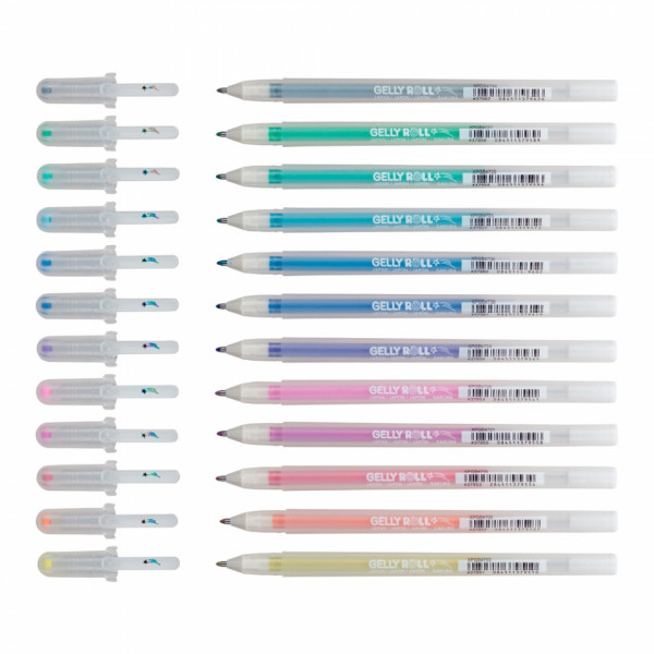 Ручка гелевая Gelly Roll Stardust набор 12 шт.