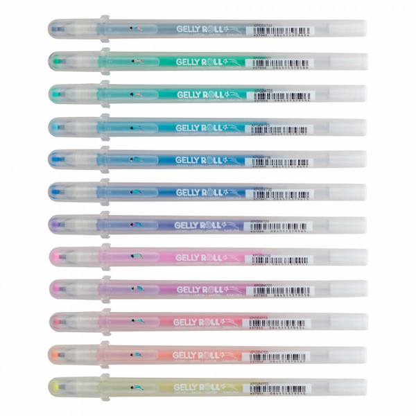 Ручка гелевая Gelly Roll Stardust набор 12 шт.