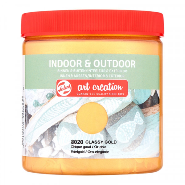 Краски декоративные INDOOR & OUTDOOR 8020 классический золотистый 250 мл.