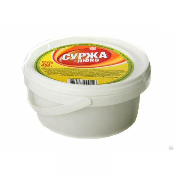 Средство чистящее Суржа-люкс 450 г, пастообразное, РБ Средство чистящее Суржа-люкс 450 г, пастообразное, РБ
