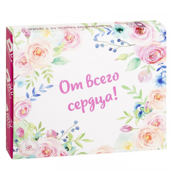 Шоколад молочный От всего сердца 60 гр. Шоколад молочный От всего сердца 60 гр.