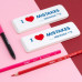 Ластик I love mistakes, белый
