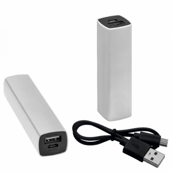 Зарядное устройство аккумулятор Power Bank Sacramento 2200, белый