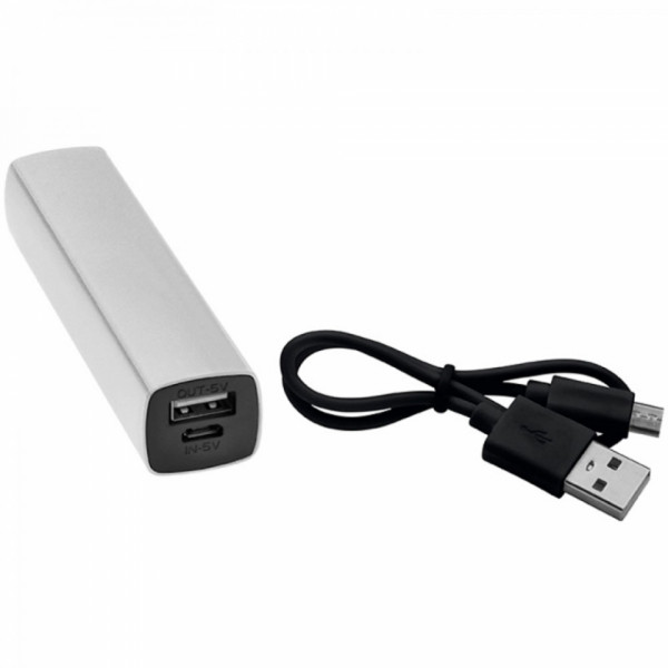 Зарядное устройство аккумулятор Power Bank Sacramento 2200, белый