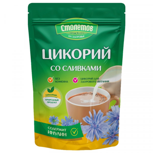 Цикорий Столетов растворим., 100 гр., со сливками