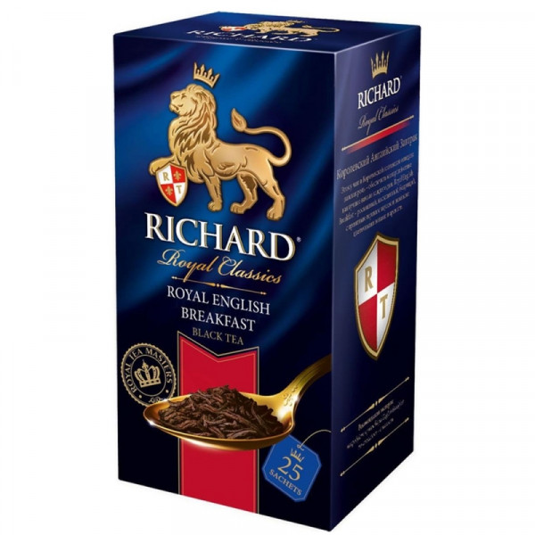 Чай Richard 25 пак*2 гр., черный, Royal English Breakfast