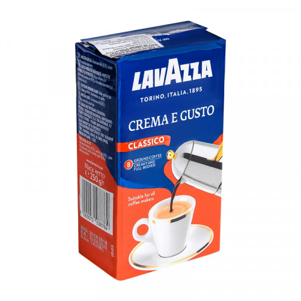 Кофе Lavazza мол., 250 гр., пач., Crema e Gusto