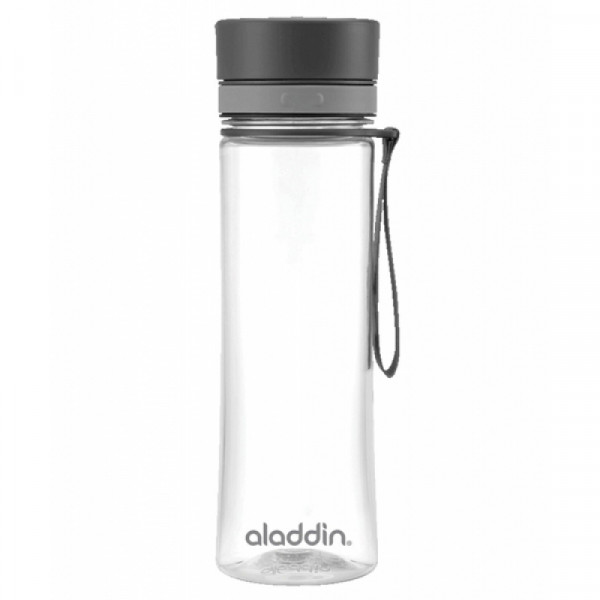 Бутылка д/воды 600 мл. Aveo Water Bottle пласт., серый/прозрачный