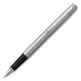 Ручка перьевая M Jotter Stainless Steel CT метал., подарочн. упак., серебристый, патрон синий