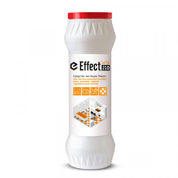 Порошок чистящий Effect Вита 210 Лимонный всплеск 400г Порошок чистящий Effect Вита 210 Лимонный всплеск 400г