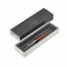 Ручка шарик/автомат Jotter Chelsea Orange CT 1 мм, метал., подарочн. упак., оранжевый/серебристый, стерж. синий