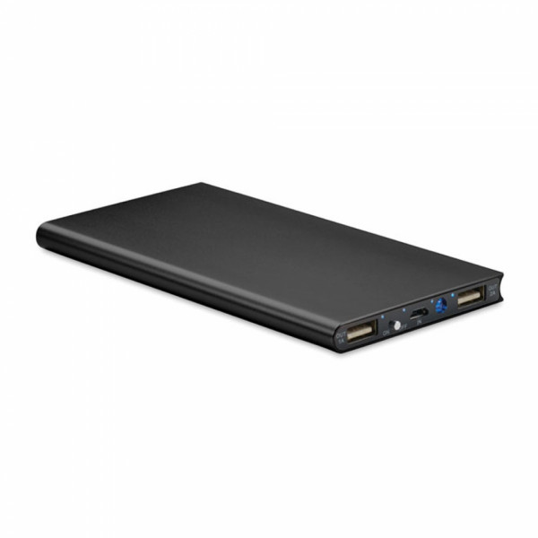 Зарядное устройство аккумулятор Power Bank Powerflat8 8000, карт. упак., черный