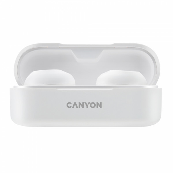 наушники беспровод. CANYON, CNE-CBTHS1W, белый