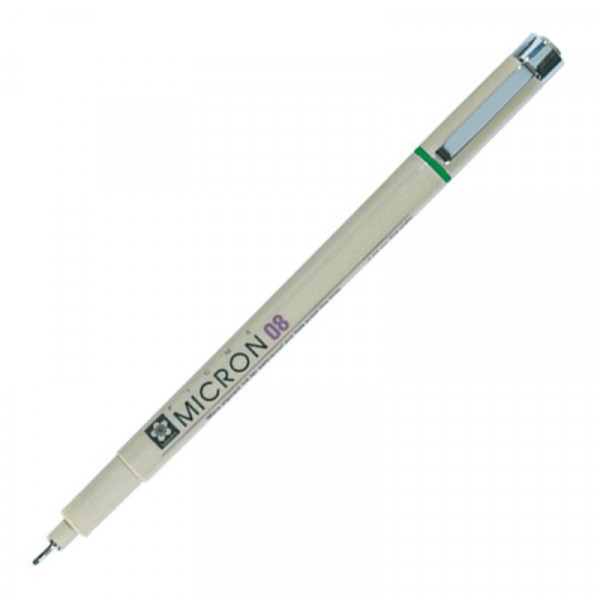 ручка капиллярная Pigma Micron - 0.5мм, зелёный