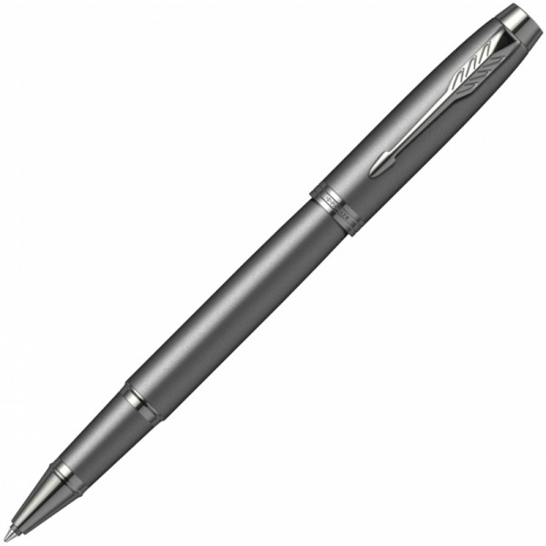 Ручка роллер IM Monochrome T328 Bronze PVD 0,5 мм, метал., подарочн. упак., серый, стерж. черный