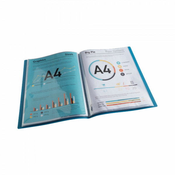 Папка на 40 карманов Maïa пласт., ассорти