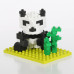 Ластик IWAKO BLOCKS Panda, блистер