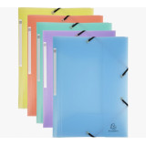 Папка на резинках 15 мм. Chromaline Pastel пласт., ассорти Папка на резинках 15 мм. Chromaline Pastel пласт., ассорти