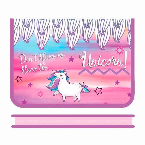Папка д/тетрадей А5 HELLO ALPACA на молнии, пласт., розовый/зеленый