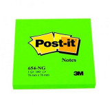 Бумага д/з на кл. осн. 76*76 мм Post-it Notes 100 л., зеленый неон Бумага д/з на кл. осн. 76*76 мм Post-it Notes 100 л., зеленый неон