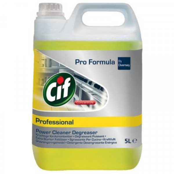 Средство чистящее Cif Power Cleaner Degreaser 5л, обезжиривающее