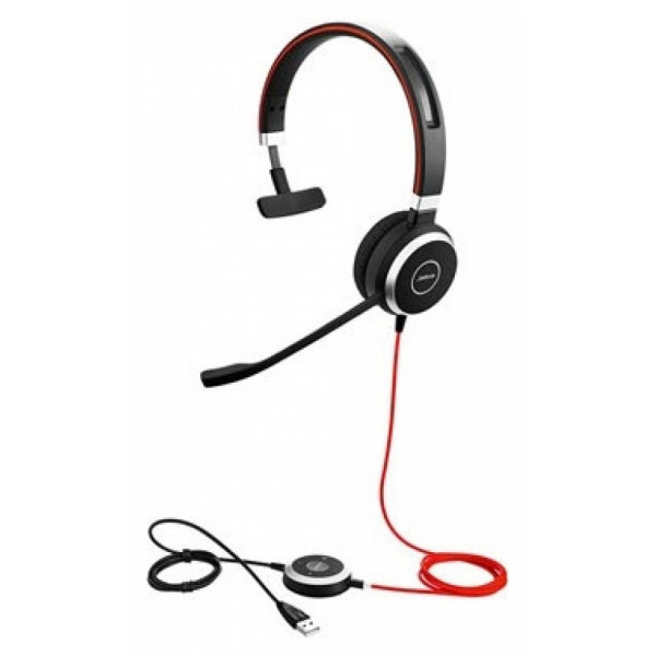 Наушники с микрофоном Jabra EVOLVE 40 MS Stereo черный