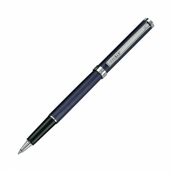 Ручка роллер Delgado Metallic 0,5 мм, метал., антрацит/серебристый, стерж. синий
