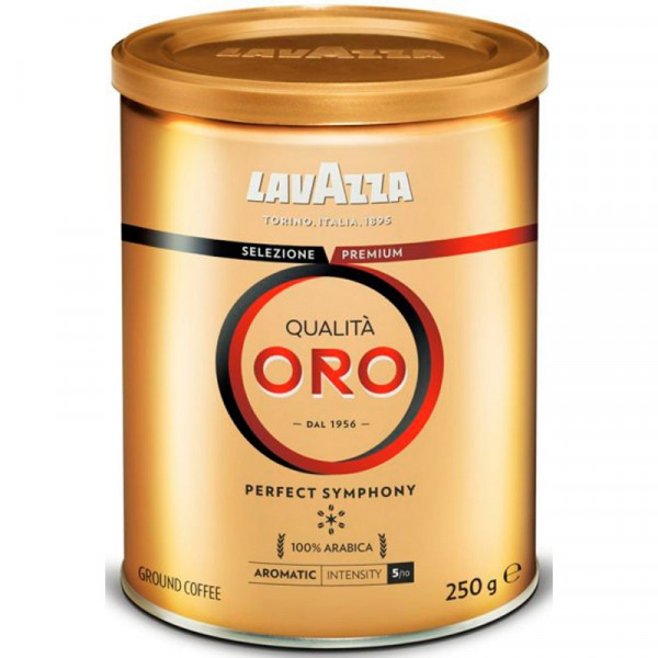 Кофе Lavazza мол., 250 гр., в ж/б, Qualita Oro