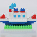 Ластик IWAKO BLOCKS Steamboat Kit, блистер