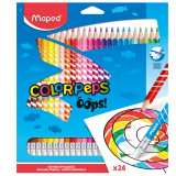 Цв. карандаши 24 шт. Color' Peps Oops