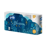 Бумага туалетная GRITE Blossom 1х8 3 слоя 18,75 м/рулон