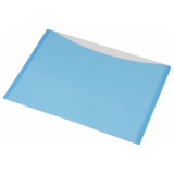 Папка конверт на кнопке А4 Panta Plast C335 на 2 деления, голубой Папка конверт на кнопке А4 Panta Plast C335 на 2 деления, голубой