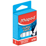 Мелки д/доски 10 шт. White Peps кругл., белый