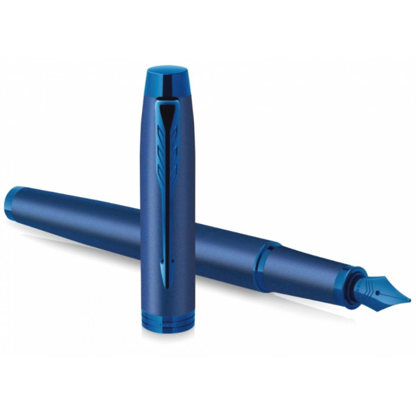 Ручка перьевая  M IM Monochrome F328 Blue PVD метал., подарочн. упак., синий, патрон синий