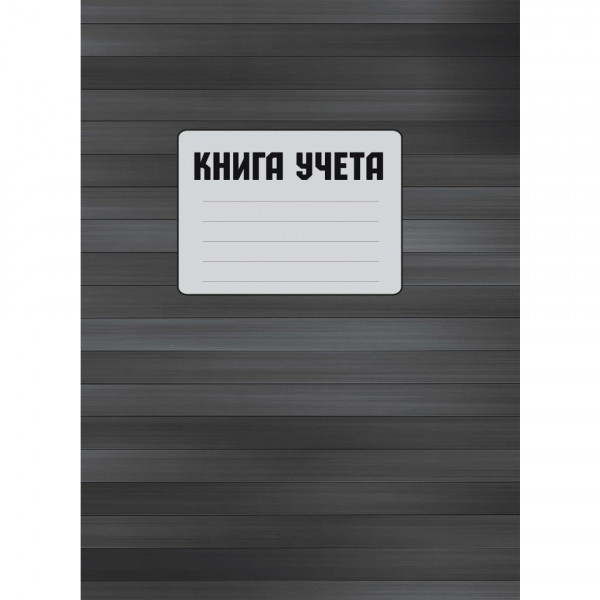 Книга канцеляр. А4 210*297 мм, 100 л., в клетку Колор обл. ламинир. карт., серый/голубой