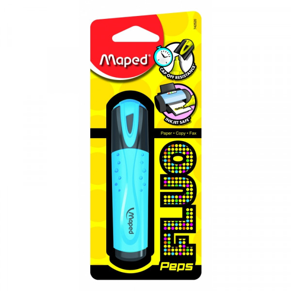Маркер текстовый Fluo Peps синий
