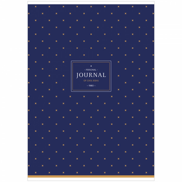 Тетрадь А4 80 л., клет. Паттерн. Color ideas скоба сбоку, обл. карт., ассорти