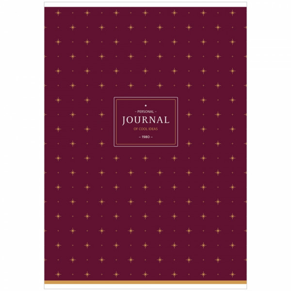 Тетрадь А4 80 л., клет. Паттерн. Color ideas скоба сбоку, обл. карт., ассорти
