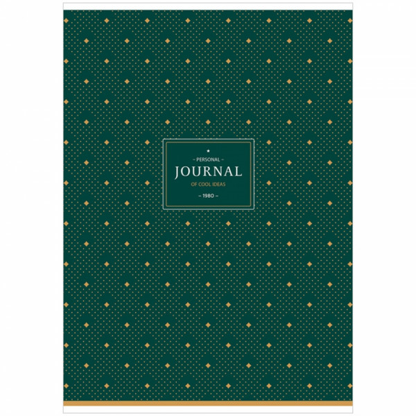 Тетрадь А4 80 л., клет. Паттерн. Color ideas скоба сбоку, обл. карт., ассорти