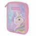 Пенал на 2 отд.Fairy unicorn полиэстер, розовый