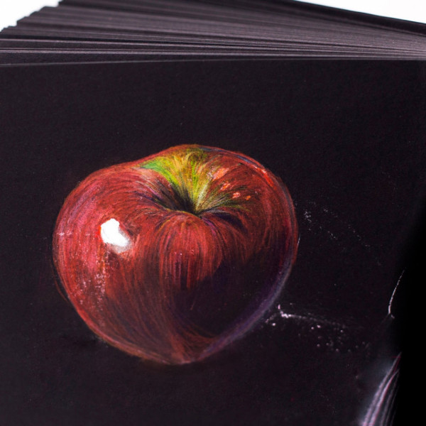Бумага для сухих техник GrafArt blackА2, 150 г/м2, черная