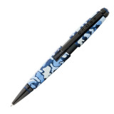Ручка роллер Edge Blue Camo 0,7 мм, метал., подарочн. упак., синий камуфляж/черный, стерж. черный