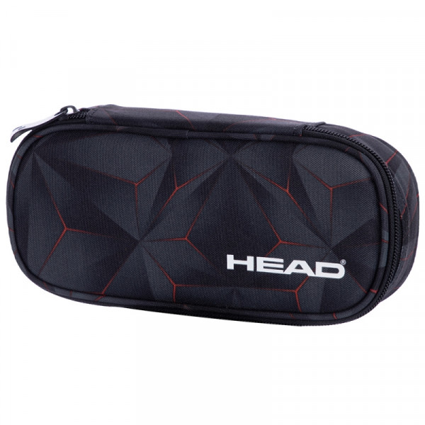 Пенал на 1 отд.Head red lava полиэстер, чёрный