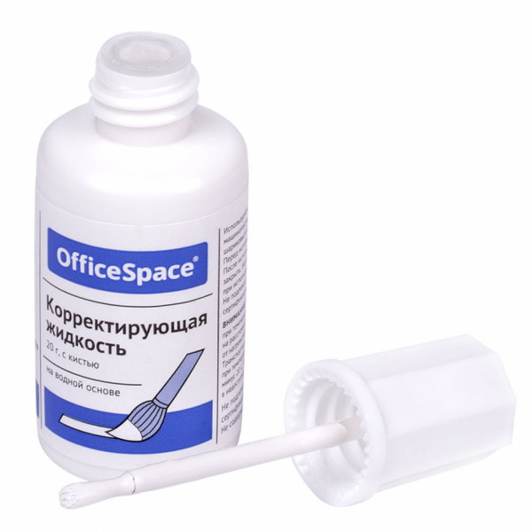 Корректор OfficeSpace на водной основе, 20 мл