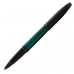 Ручка роллер Calais Matte Green and Black Lacquer 0,7 мм, метал., подарочн. упак., матовый зеленый/черный, стерж. черный