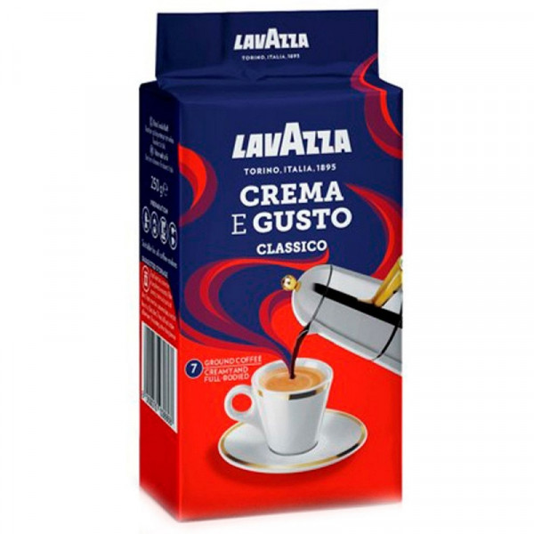 Кофе Lavazza мол., 250 гр., пач., Crema e Gusto