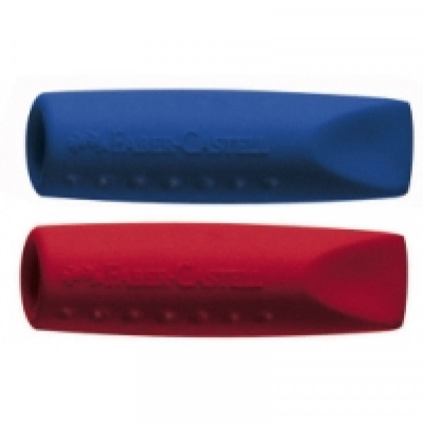 Ластик Faber-Castell 2001 2 шт., насадка на карандаш, ассорти