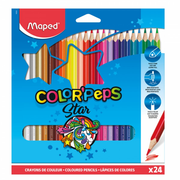 Цв. карандаши 12 шт. Color Peps