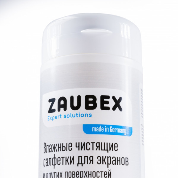 чист_туба с салфетками безалкогольн. д/экранов TFT, LCD, Plasma 100шт. Zaubex