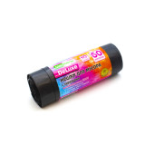 Мешки для мусора 60л 10шт/рулон ПВД Mirpack Deluxe 35мкм 60*70см цв.черный, с завязками Мешки для мусора 60л 10шт/рулон ПВД Mirpack Deluxe 35мкм 60*70см цв.черный, с завязками
